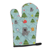 Load image into Gallery viewer, Christmas Chow Chow Blue Oven Mitt BB4799OVMT