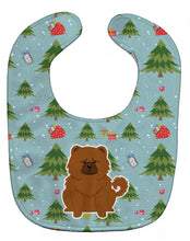 Load image into Gallery viewer, Christmas Chow Chow Red Baby Bib BB4802BIB
