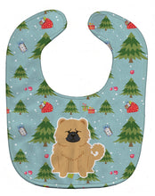 Load image into Gallery viewer, Christmas Chow Chow Cream Baby Bib BB4804BIB