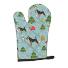 Load image into Gallery viewer, Christmas Welsh Terrier Oven Mitt BB4809OVMT