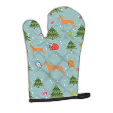 Load image into Gallery viewer, Christmas Pharaoh Hound Oven Mitt BB4812OVMT