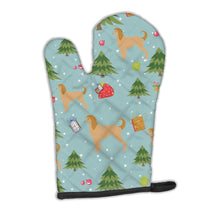 Load image into Gallery viewer, Christmas Afghan Hound Oven Mitt BB4830OVMT