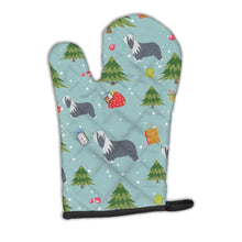 Load image into Gallery viewer, Christmas Bearded Collie Oven Mitt BB4841OVMT