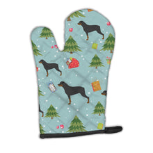Load image into Gallery viewer, Christmas Rottweiler Oven Mitt BB4890OVMT