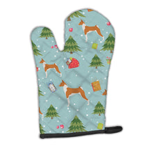 Load image into Gallery viewer, Christmas Basenji Oven Mitt BB4898OVMT