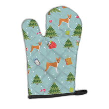 Load image into Gallery viewer, Christmas Basenji Oven Mitt BB4908OVMT