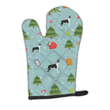 Load image into Gallery viewer, Christmas Mantle Cropped Great Dane Oven Mitt BB4956OVMT