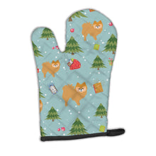 Load image into Gallery viewer, Christmas Red Pomeranian Oven Mitt BB4972OVMT