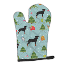 Load image into Gallery viewer, Christmas Rottweiler Oven Mitt BB4977OVMT