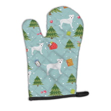 Load image into Gallery viewer, Christmas White Staffordshire Bull Terrier Oven Mitt BB4984OVMT