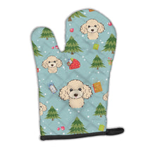 Load image into Gallery viewer, Christmas Buff Poodle Oven Mitt BB5047OVMT
