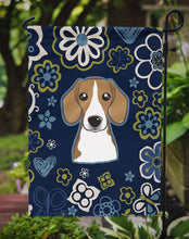 Load image into Gallery viewer, Blue Flowers Beagle Garden Flag - Outdoor Decorative Yard Flag BB5090GF