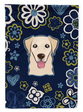 Load image into Gallery viewer, Blue Flowers Golden Retriever Garden Flag - Outdoor Decorative Yard Flag BB5103GF