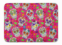 Load image into Gallery viewer, Day of the Dead Pink Machine Washable Memory Foam Mat BB5115RUG
