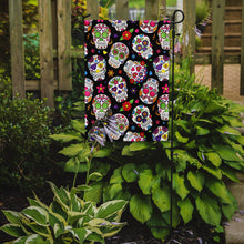 Load image into Gallery viewer, Day of the Dead Black Garden Flag - Outdoor Decorative Yard Flag BB5116GF
