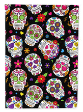 Load image into Gallery viewer, Day of the Dead Black Garden Flag - Outdoor Decorative Yard Flag BB5116GF