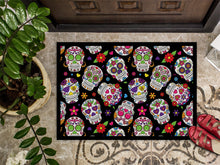 Load image into Gallery viewer, Day of the Dead Black Doormat - 18x27 Decorative Floor Mat – Indoor/Outdoor Rug with Artistic Flair BB5116MAT
