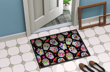 Load image into Gallery viewer, Day of the Dead Black Doormat - 18x27 Decorative Floor Mat – Indoor/Outdoor Rug with Artistic Flair BB5116MAT