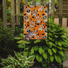 Load image into Gallery viewer, Day of the Dead Orange Garden Flag - Outdoor Decorative Yard Flag BB5118GF