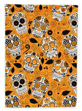Load image into Gallery viewer, Day of the Dead Orange Garden Flag - Outdoor Decorative Yard Flag BB5118GF