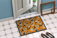 Load image into Gallery viewer, Day of the Dead Orange Doormat - 24x36 Decorative Floor Mat – Indoor/Outdoor Rug with Artistic Flair BB5118JMAT
