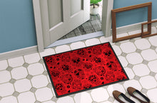 Load image into Gallery viewer, Day of the Dead Orange Doormat - 18x27 Decorative Floor Mat – Indoor/Outdoor Rug with Artistic Flair BB5119MAT