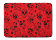Load image into Gallery viewer, Day of the Dead Orange Machine Washable Memory Foam Mat BB5119RUG