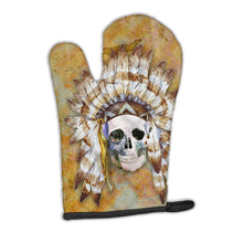 Load image into Gallery viewer, Day of the Dead Indian Skull Oven Mitt BB5121OVMT