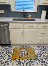 Load image into Gallery viewer, Day of the Dead Indian Skull Machine Washable Memory Foam Mat BB5121RUG