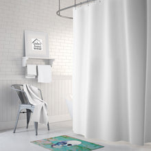 Load image into Gallery viewer, Day of the Dead Teal Skull Machine Washable Memory Foam Mat BB5123RUG