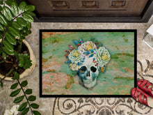 Load image into Gallery viewer, Day of the Dead Skull with Flowers Doormat - 24x36 Decorative Floor Mat – Indoor/Outdoor Rug with Artistic Flair BB5124JMAT