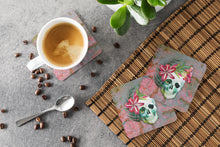Load image into Gallery viewer, Day of the Dead Skull Flowers Foam Coaster  BB5125FC
