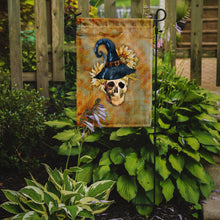 Load image into Gallery viewer, Day of the Dead Witch Skull  Garden Flag - Outdoor Decorative Yard Flag BB5126GF