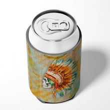 Load image into Gallery viewer, Day of the Dead Indian Skull  Can or Bottle Hugger BB5127CC