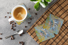 Load image into Gallery viewer, Day of the Dead Indian Chief Skull  Foam Coaster  BB5128FC