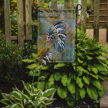 Load image into Gallery viewer, Day of the Dead Indian Chief Skull  Garden Flag - Outdoor Decorative Yard Flag BB5128GF