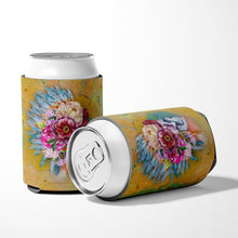 Load image into Gallery viewer, Day of the Dead Flowers Skull  Can or Bottle Hugger BB5129CC