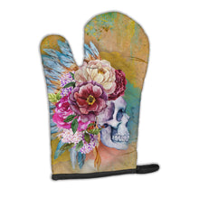 Load image into Gallery viewer, Day of the Dead Flowers Skull  Oven Mitt BB5129OVMT