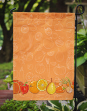 Load image into Gallery viewer, Fruits and Vegetables in Orange Garden Flag - Outdoor Decorative Yard Flag BB5131GF