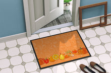 Load image into Gallery viewer, Fruits and Vegetables in Orange Doormat - 24x36 Decorative Floor Mat – Indoor/Outdoor Rug with Artistic Flair BB5131JMAT