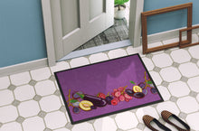 Load image into Gallery viewer, Fruits and Vegetables in Purple Doormat - 24x36 Decorative Floor Mat – Indoor/Outdoor Rug with Artistic Flair BB5132JMAT