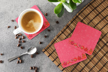 Load image into Gallery viewer, Fruits and Vegetables in Red Foam Coaster  BB5133FC