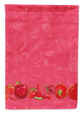 Load image into Gallery viewer, Fruits and Vegetables in Red Garden Flag - Outdoor Decorative Yard Flag BB5133GF