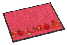 Load image into Gallery viewer, Fruits and Vegetables in Red Doormat - 18x27 Decorative Floor Mat – Indoor/Outdoor Rug with Artistic Flair BB5133MAT