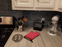 Load image into Gallery viewer, Fruits and Vegetables in Red Oven Mitt BB5133OVMT