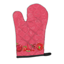 Load image into Gallery viewer, Fruits and Vegetables in Red Oven Mitt BB5133OVMT