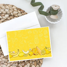 Load image into Gallery viewer, Fruits and Vegetables in Yellow BB5134DS66 Greeting Cards -  Blank Note Cards – 8-Pack of Artist-Designed Cards with Envelopes