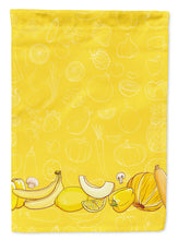 Load image into Gallery viewer, Fruits and Vegetables in Yellow Garden Flag - Outdoor Decorative Yard Flag BB5134GF