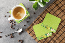 Load image into Gallery viewer, Fruits and Vegetables in Green Foam Coaster  BB5135FC