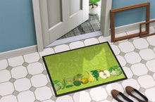 Load image into Gallery viewer, Fruits and Vegetables in Green Doormat - 18x27 Decorative Floor Mat – Indoor/Outdoor Rug with Artistic Flair BB5135MAT